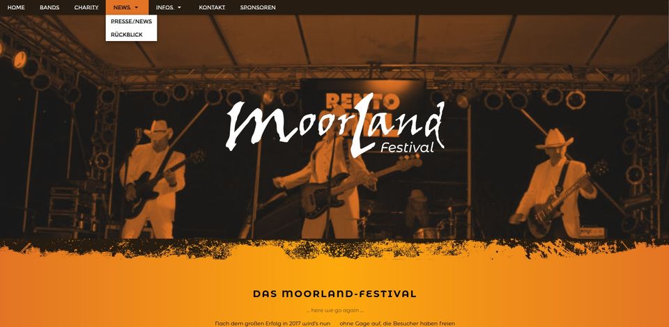 Website Moorland-Festival
